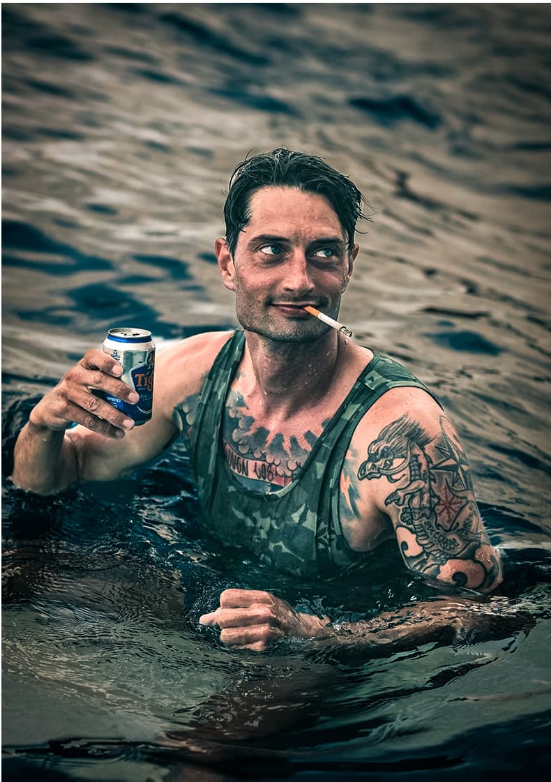 Na bewerking: Portret bewerkt